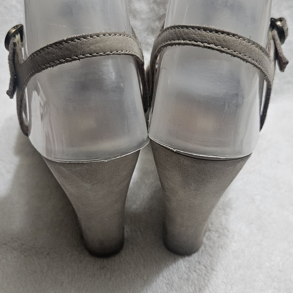 UGG Australia Fitchie Platform Wedge Sandals 1006844 Oyster Tan beige size 8 - Picture 6 of 8